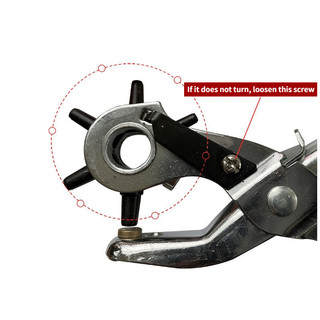 Da Lỗ Đục Lỗ Đồng Hồ Dây Đeo Lỗ Puncher Dây Da Hạng Nặng 6 Kích Thước Xoay Handmake Dây Da Tay Lỗ Đấm Kìm