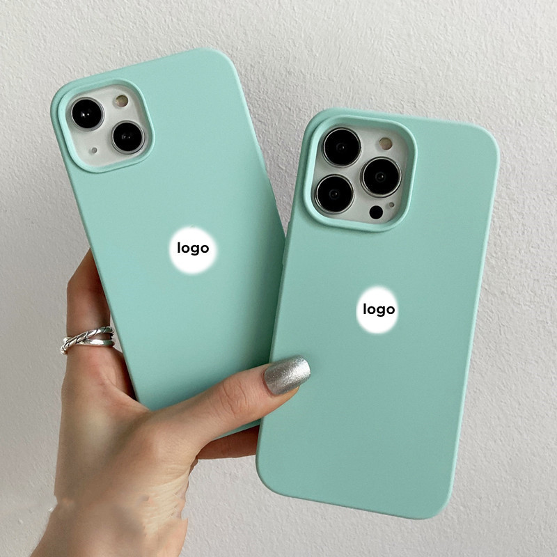 Ocean / Blue (Chất lượng cao) cho iPhone 17 / 16 / 15 / 14 / 13 / 12 / 11 / Pro Max Air mini Xs Max Xr 7 8 6s Plus SE Vỏ điện thoại silicon lỏng bảo hiểm toàn diện