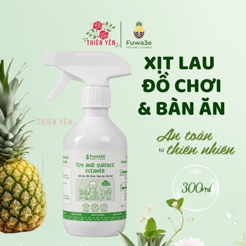 Xịt kháng khuẩn em bé an toàn KỂ CẢ TRONG PHÒNG KÍN - Fuwa3e 0.3l  TINH DẦU bạc hà 100% THIÊN NHIÊN