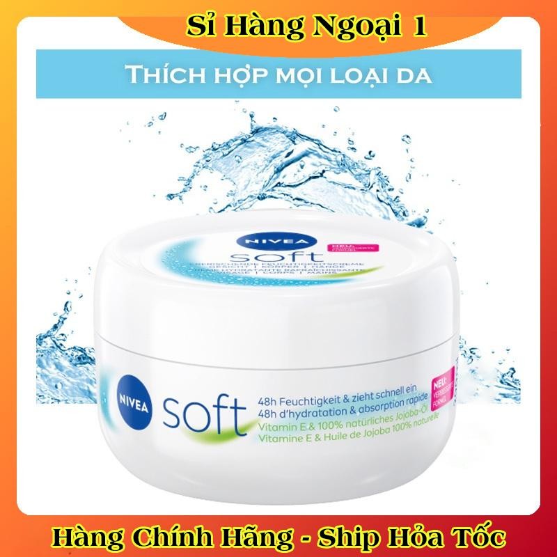 Kem dưỡng da Nivea Soft của Đức - Nội địa Đức Đủ Bill