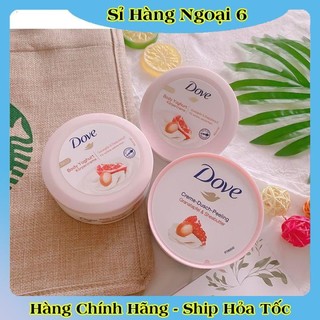 Tẩy tế bào chết, tẩy da chết body DOVE và dưỡng thể body nội địa Đức, Đủ Bill và Review