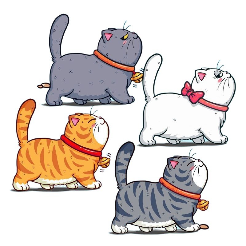 Decal Mèo 3D Dễ Thương Cute Vui Nhộn trang trí Xe Hơi Mẫu 4-6, sticker ...