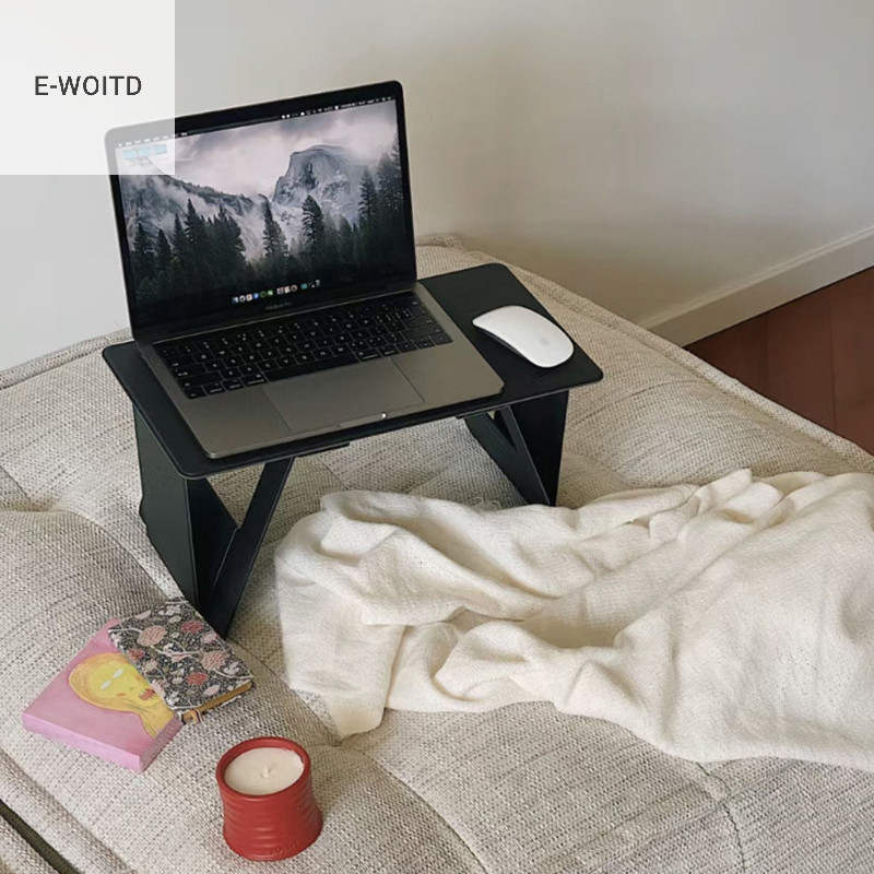 E-woitd Có Thể Gập Lại Laptop Bàn Làm Việc Mini Di Động Notebook Giá Đỡ Máy Tính Ô Tô Phòng Khách Sofa Giường Làm Việc Đọc Sách Dụng Cụ Chơi TV PC HNVN