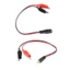Cáp nguồn GODD DC5 5x2 1mm có kẹp cá sấu Cáp nguồn nam nữ để sạc và kiểm tra pin 26cm