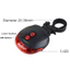 TMOY 2 Laser + 5 LED Phía Sau Đi Xe Đạp Đuôi Xe Đạp Cảnh Báo An Toàn Đèn Nhấp Nháy TCM