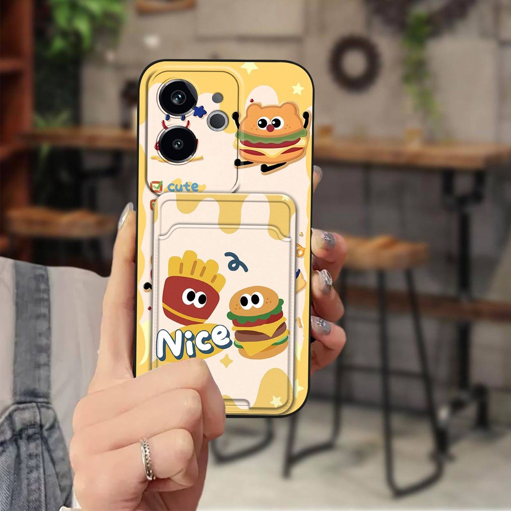Card sleeve Anti-knock Phone Case For Realme GT6 China Back Cover Fashion Design Full wrap Cover Shockproof Waterproof Cute