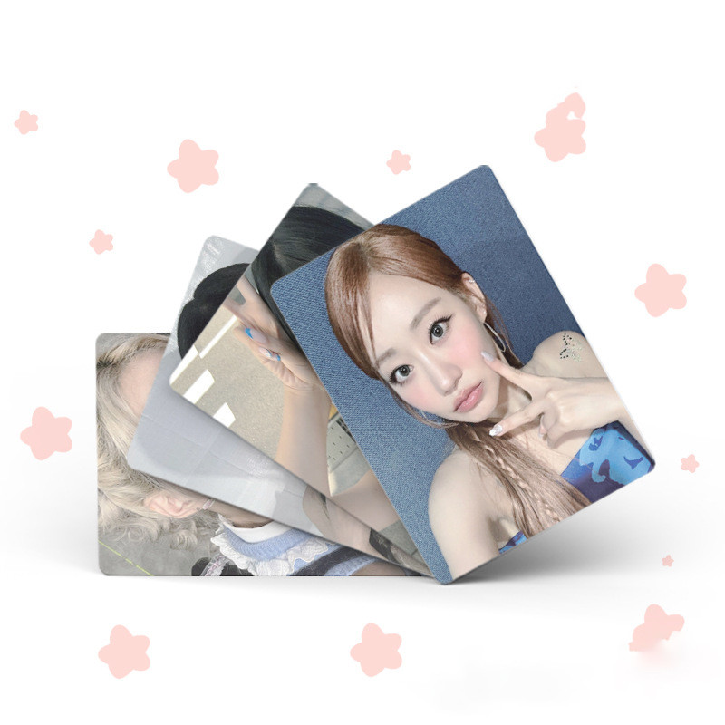 Linxx 50 Chiếc KISS OF LIFE Thẻ Laser Holographic Kpop Photocards Dòng Bưu Thiếp