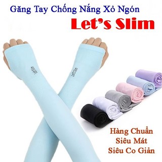 Găng tay chống nắng Hàn Quốc xỏ ngón Let's Slim dày dặn, ngăn tia UV hiệu quả (1 đôi) #A75