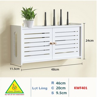 Kệ wifi treo trường KWF401 nhựa PVC - VĐ Smart Furrniture NỘI THẤT LẮP RÁP VIENDONGADV