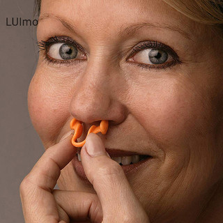 Luimo 1 Cái Kẹp Mũi Silicon Trong Suốt / Cam Chống Ngáy Mũi Dilator Dừng Ngáy Hỗ Trợ Dễ Dàng Thở Cải Thiện Viêm Mũi Khi Ngủ SBS