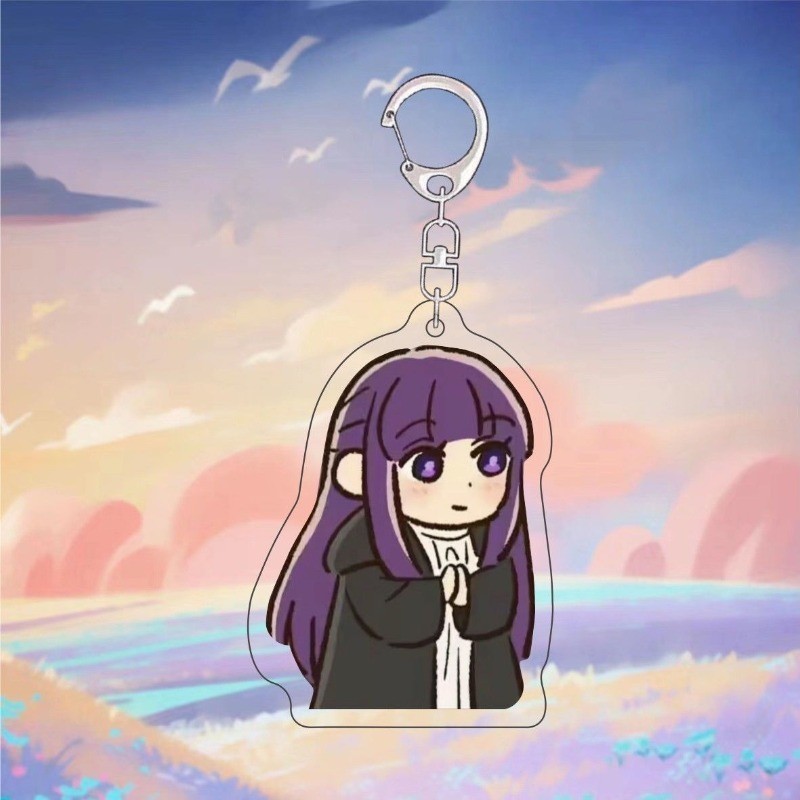 Fern ❈ Anime Móc Khóa Người Phụ Nữ Frieren Beyond Journeys End Acrylic Móc Chìa Khóa Túi Kawaii Pendent Phụ Kiện