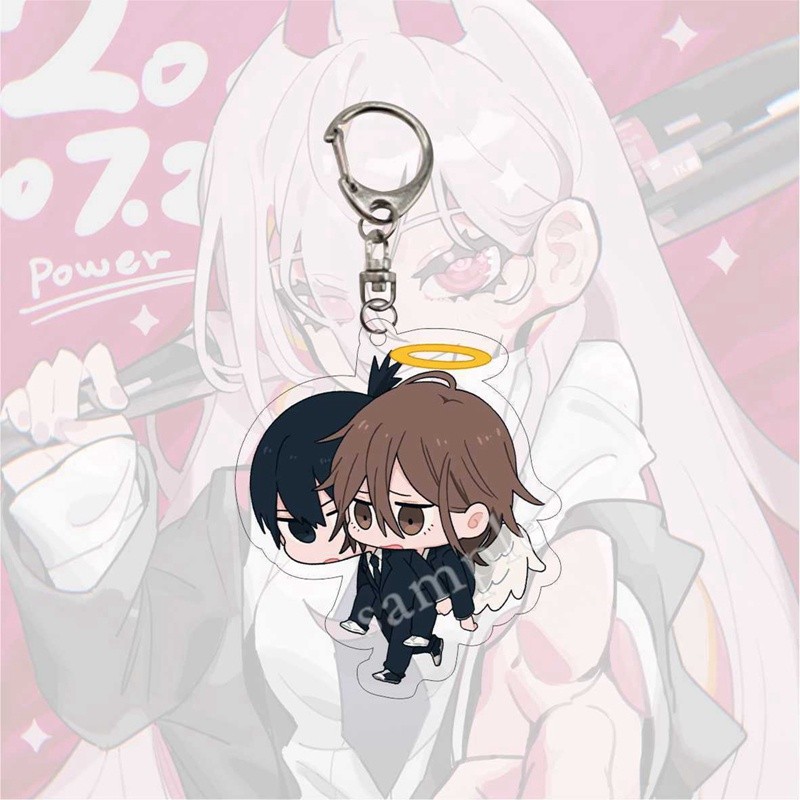 Móc Khóa Hình Nhân Vật Anime Chainsaw Man Pochita Power Makima Angel Hayakawa Aki 6cm