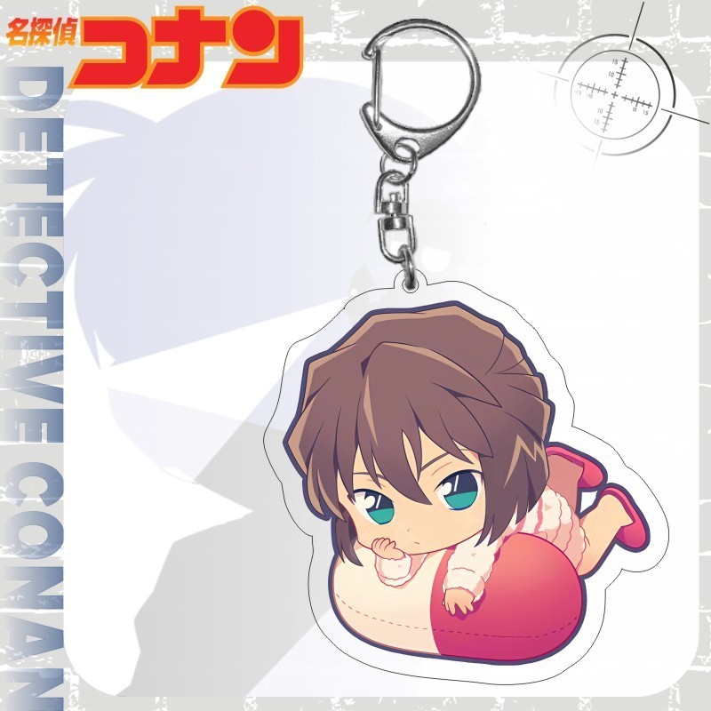 Móc Khoá, Mô Hình Standee Thám Tử Conan Haibara Ai Kuroba Kaito Mouri Ran Trang Trí Bàn Học, Làm Việc