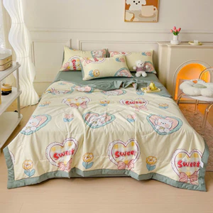 Bộ Chăn Ga Gối Cotton Đẹp Mềm Mát Không Điểm Nào Chê - MemMinbedding Luxury
