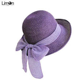 Mũ mũ rơm đi biển mùa hè cho nữ Mũ thường ngày chống nắng có thể gập lại
