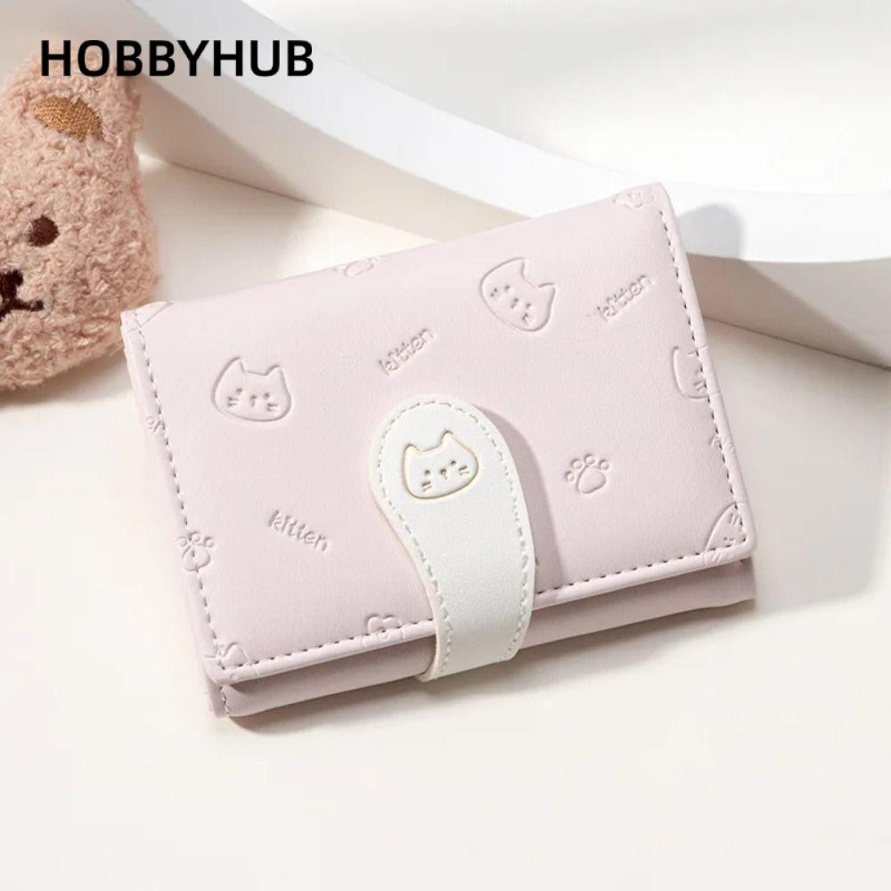 HOBBYHUB Ví đựng tiền xu có khóa Dây đeo thẻ sinh viên Túi đựng tiền nữ