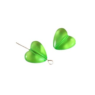 Phụ kiện acrylic DIY hình trái tim nhỏ màu kẹo ngọt ngào đa năng, bông tai, kẹp tóc, vật liệu ốp điện thoại bán buôn