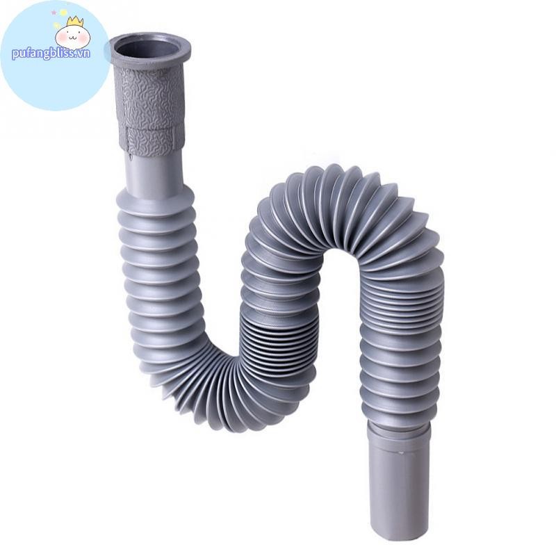 Pufangbliss Ống Nước Linh Hoạt Bồn Rửa Ống Thoát Nước Kéo Dài Khử Mùi Ống Nước Dài Ống Nước Ống Nước VN