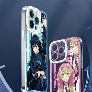 Ốp Lưng Cho Samsung Galaxy A55 A54 A35 A34 A14 M54 5G A25 A15 A05 S24 Ultra S24 Plus Vỏ Điện Thoại Di Động Anime Demon Slayer Tokitou Muichirou Zenitsu Tanjirou Inosuke Trong Suốt Mềm Mại