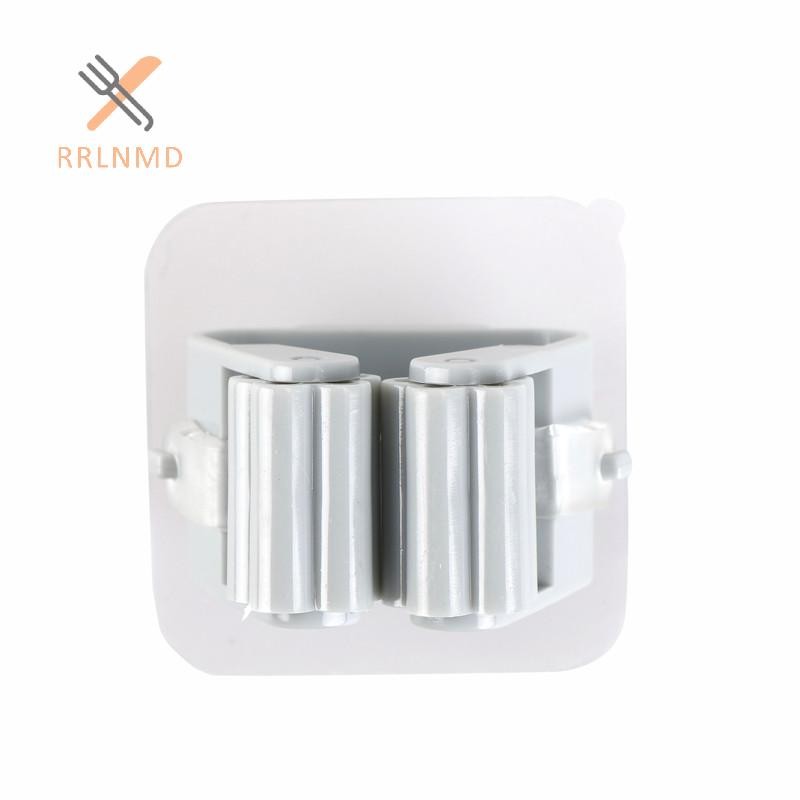 Rrlnmd Treo Tường Cây Lau Nhà Giá Đỡ Bàn Chải Chổi Móc Treo Ô Kẹp Phòng Tắm Giá Để Đồ MỚI