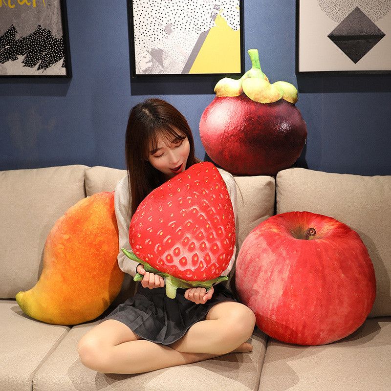 Sáng Tạo Mô Phỏng Trái Cây Sang Trọng Gối Dứa Apple sầu riêng Sang Trọng Đồ Chơi Gối Phòng Ngủ Mềm Đệm Sofa Sân Khấu Chống Đỡ Trang Trí Bé Trai Bé Gái Trẻ Em Búp Bê Quà Tặng Sinh Nhật Quà Tặng Giáng Sinh