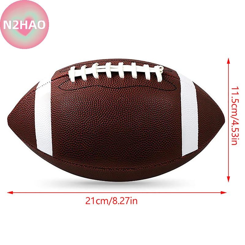 N2hao Bóng Đá Mỹ, Bóng Bầu Dục, Hiệp Hội Bóng Đá, Footy, 8.5 Inch, Tiêu Chuẩn, Thể Thao Cho Nam Nữ Trẻ Em