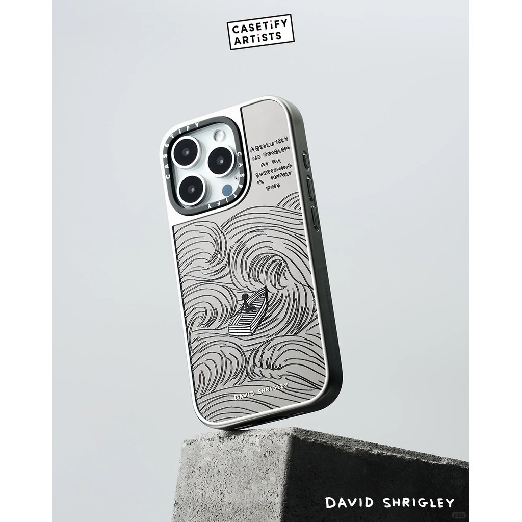 CASECASE X HẤP DẪN KHÔNG CÓ VẤN ĐỀ Ốp lưng iPhone gương đen & bạc hút từ tính IPhone 16 15 14 13 12 Pro Max Plus Ốp lưng cứng có hộp khắc logo