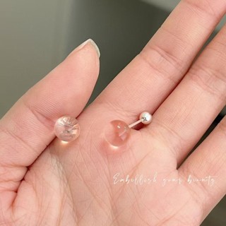 Bông tai bưởi bong bóng nho xoắn ốc nhiều màu sắc, tinh tế đơn giản, phù hợp đa năng