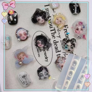 [beautifulhome] Khuôn Silicon Hoa Hồng 3D DIY Cherry Design Nail Art Trang Trí Mô Hình Móng Tay Trang Sức Thủ Công Dụng Cụ Thiết Kế Làm Móng Tay [Làm Đẹp]