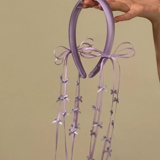 1 Chiếc Băng Đô ruy băng nơ phong cách múa ba lê ngọt ngào
