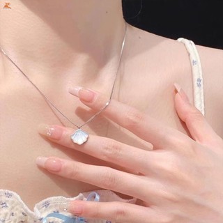 Mặt Dây Chuyền Hợp Kim Mặt Xà Cừ Cho Nữ - Quà Tặng Sinh Nhật & Ngày Của Mẹ