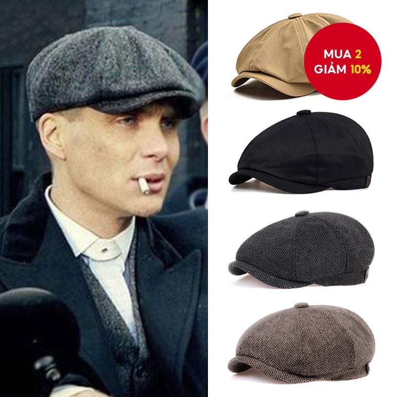 Mũ nồi Unisex thời trang Retro Hình bát giác Mũ phong cách Anh Quốc ...