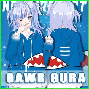 Áo Cosplay Gawr Gura Hololive Unisex Hoodie