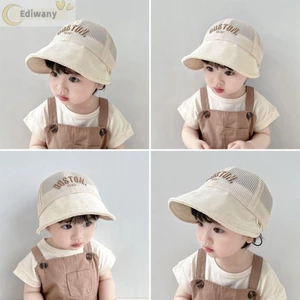Mũ xô trẻ em EDIWANY, Mũ chống nắng hoạt hình chống tia cực tím, Mũ Nylon ngoài trời thoáng khí dễ thương Panama cho trẻ mới biết đi