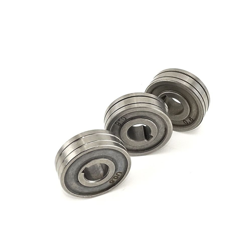 MIG MAG Hàn Thức Ăn Con Lăn Dây Bánh Xe Truyền Động 0.6 / 0.8 / 1.0mm Knurl V U K Rãnh Cho Thép Nhôm Dây Thông Lượng Dây Máy Hàn