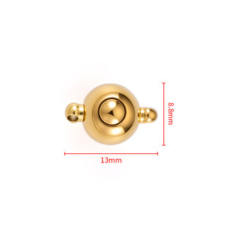 Phụ kiện vòng cổ DIY được đánh bóng tinh tế bằng thép không gỉ mạ vàng 18k