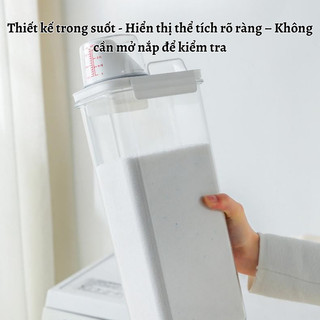 Hộp đựng đồ giặt Myd.23 nhựa nguyên sinh, chống ẩm mốc, dễ lau rửa, dùng cho mọi loại giặt