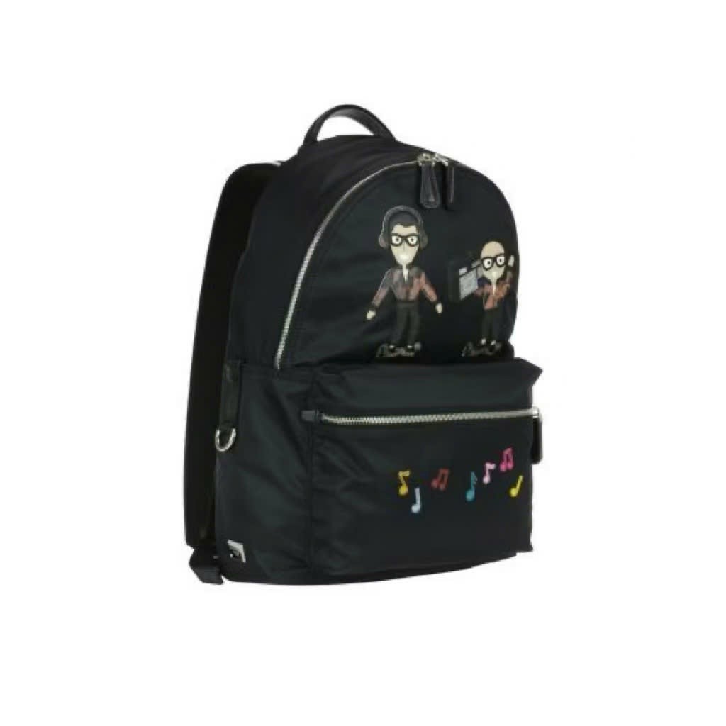 Balo 2 Người Đánh DJ và Nốt Nhạc KCloset Cặp Đựng Sách Vở Laptop Chất Dù Chống Nước Thời Trang Nam Nữ NA956