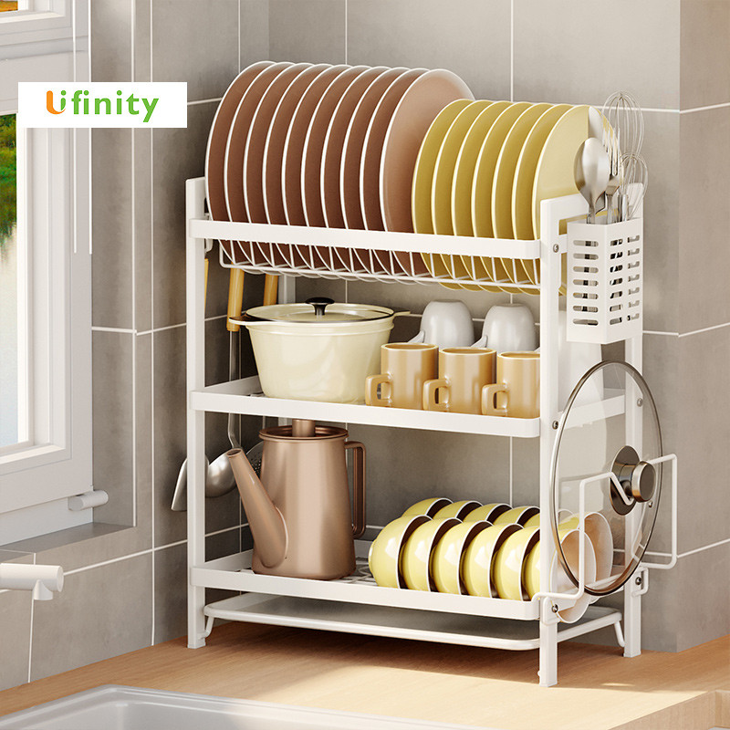 Lifinity Kệ Bếp 2 Tầng Đa Năng - Thiết Kế Khay Hứng Nước Thông Minh, Chống Rỉ & Thoát Nước Tức Thì