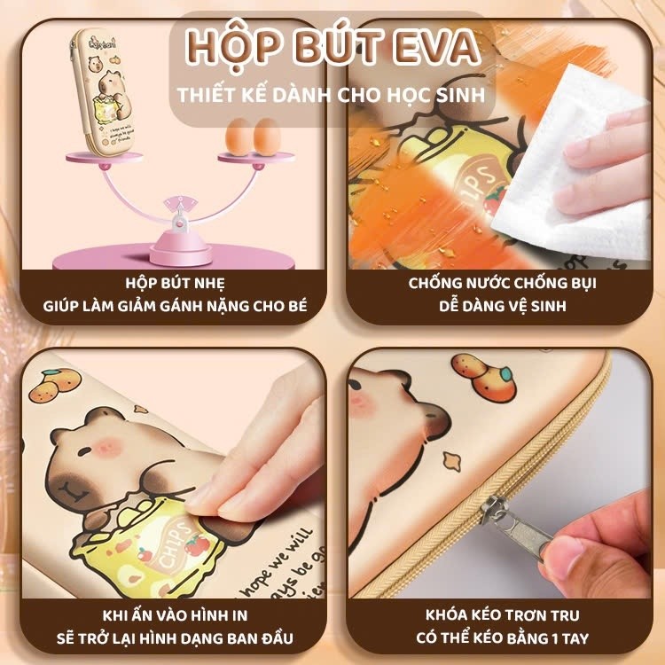 "Hộp Bút Học Sinh In 3D Độc Đáo - Hộp Đựng Bút Có Ngăn Kéo Tiện Lợi, Thiết Kế Hoạt Hình Cute Cho Bé  "
