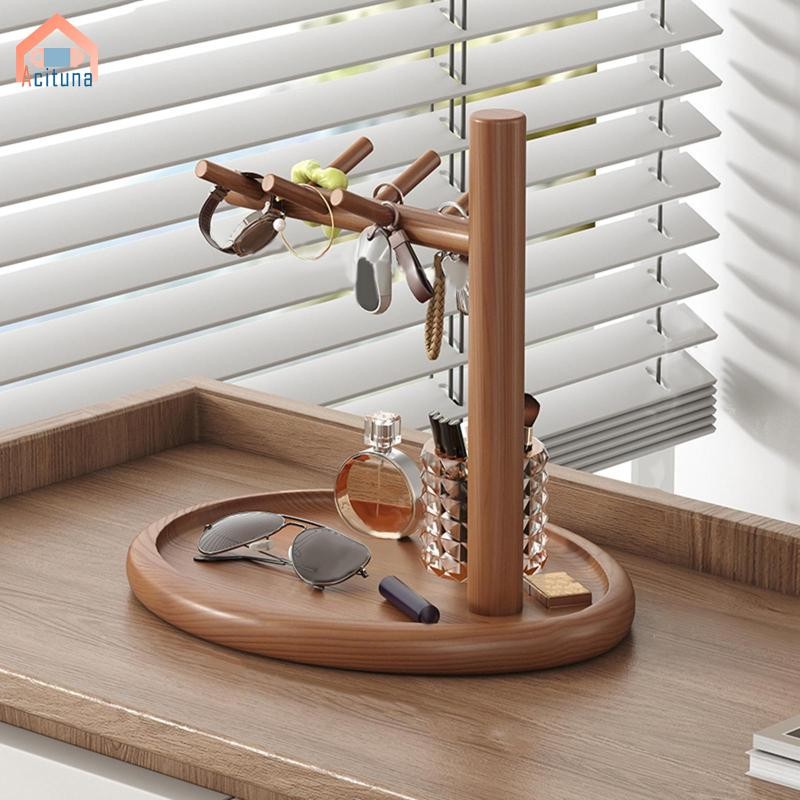 Giá Đỡ Chìa Khóa Cho Bàn Lối Vào Bằng Gỗ Móc Khóa Đa Năng Đồ Lặt Vặt Hộp Đựng Khay Cho Nhà Bếp Phòng Khách Nhà