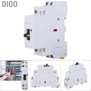 Dioo DIOO-VN Hộ gia đình AC Contactor BCH8-25M 2P25A 24V Contactor động cơ Universal có chức năng thủ công (2NO)