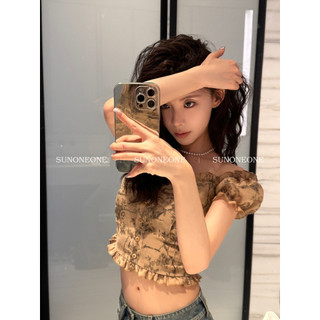 MUJIELLA Áo Baby Tee Cổ Trễ Ôm Body【Tôn Dáng】✓Vải Mềm Không Xù✓Đi Chơi/Party - Chất Hàn MUJI2025072904
