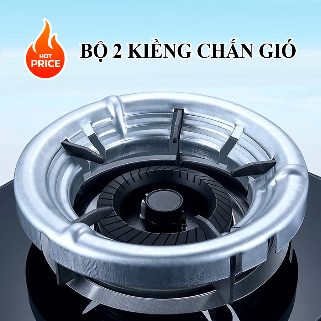 COMBO 2 Kiềng chắn gió bếp gas lắp các loại bếp, Chống tỏa nhiệt, Tiết Kiệm gas tối đa
