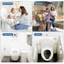 Thảm vệ sinh dùng một lần cực dày 60x40cm, Thiết kế chống vỡ & chống rách, chống dính nhanh để bảo vệ vệ vệ sinh khi du lịch / cắm trại