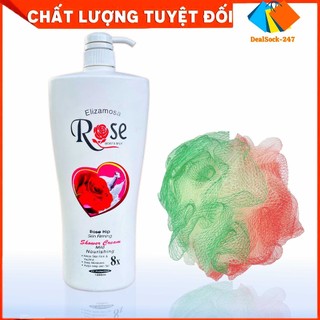 Sữa Tắm Dê Rose 1200ml | Sữa Tắm Trắng Da
