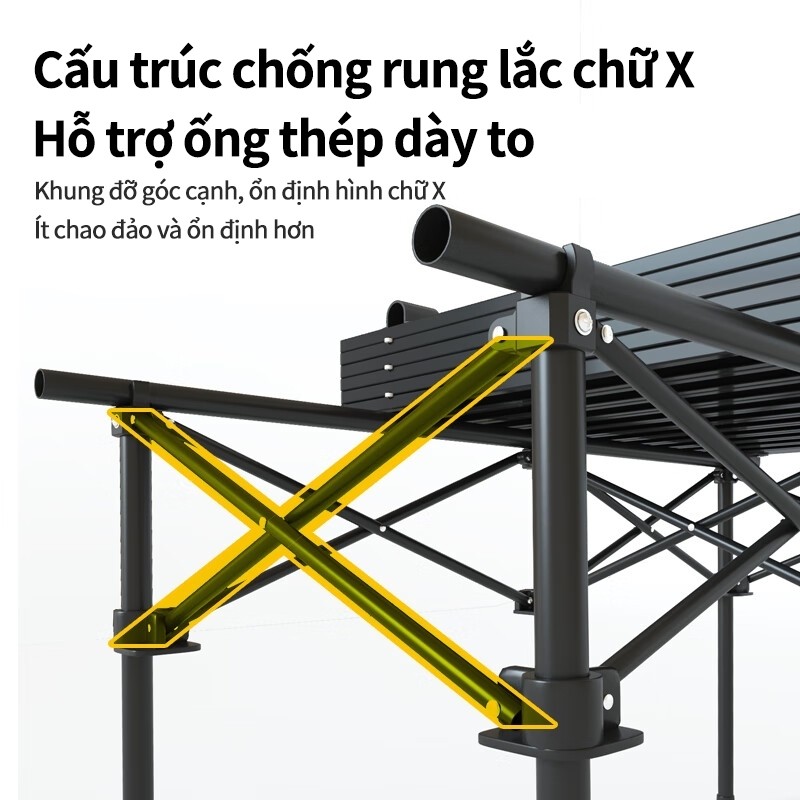 WTHB Outdoor Bàn cắm trại gấp du lịch cắm trại ngoài trời bàn gấp làm bằng hợp kim carbon sơn tĩnh điện
