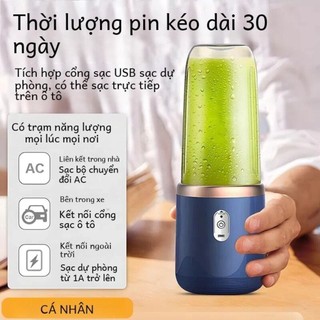 xay Máy năng kiểu dáng hiện đại đa tố pin trâu bền lâu có 400ml 6 suất sinh dung tay lưỡi tích công cầm chống cháy nổ