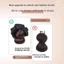 SAVORBOX Bun Head Tóc Giả, Tóc Tổng Hợp Lông Tơ Kẹp Móng Vuốt, Có Dây Buộc Tóc Nâu Tóc Nữ