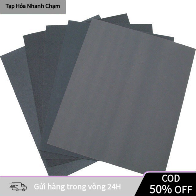 [COD] Giấy Nhám Mịn Đánh Bóng Gỗ, Resin, Ô Tô - Nhiều Cấp Độ - Chống Mòn, Bền Bỉ